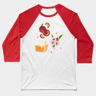 Peach Candy Baseball T-Shirt